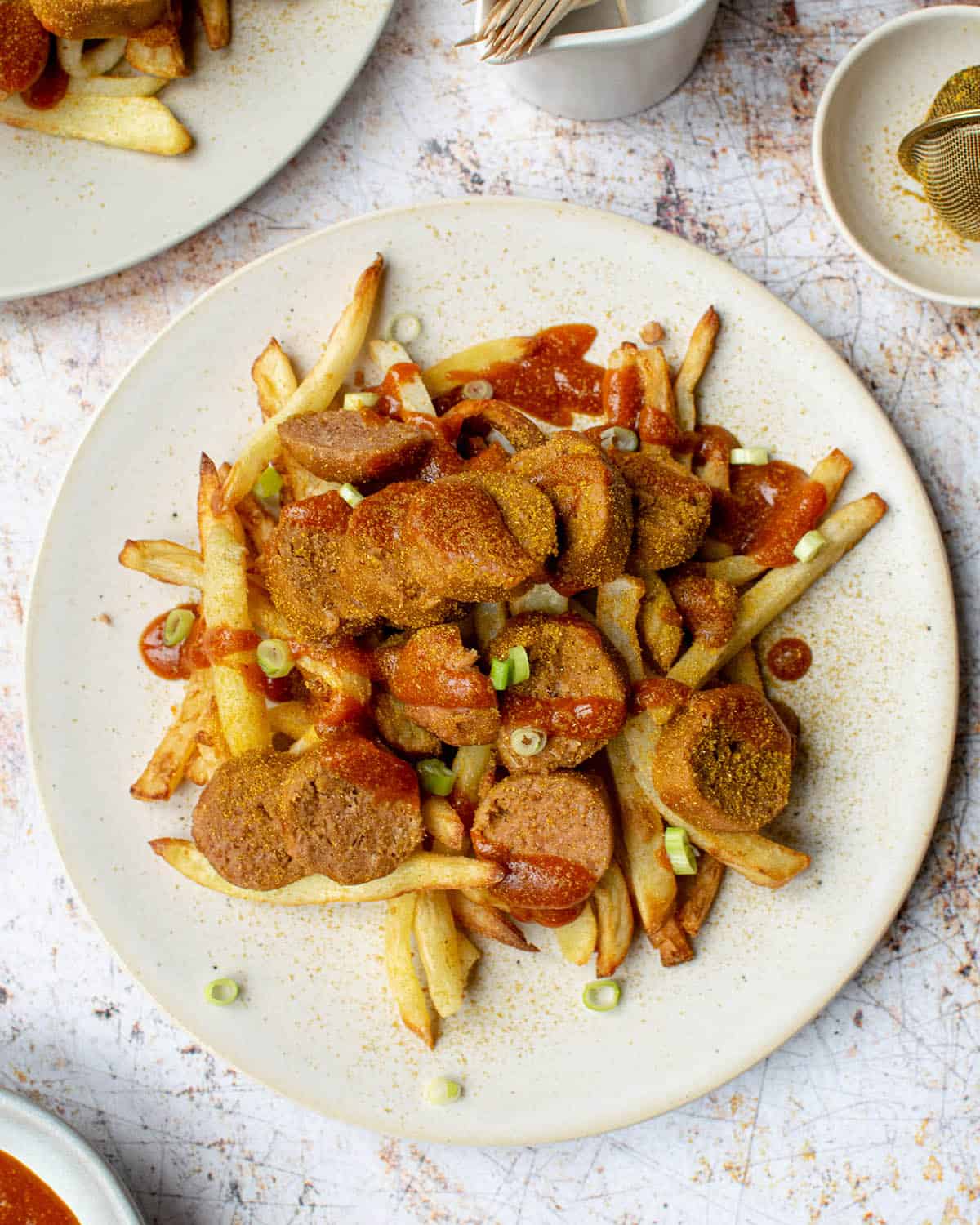  Vegan Currywurst with Curry Ketchup
