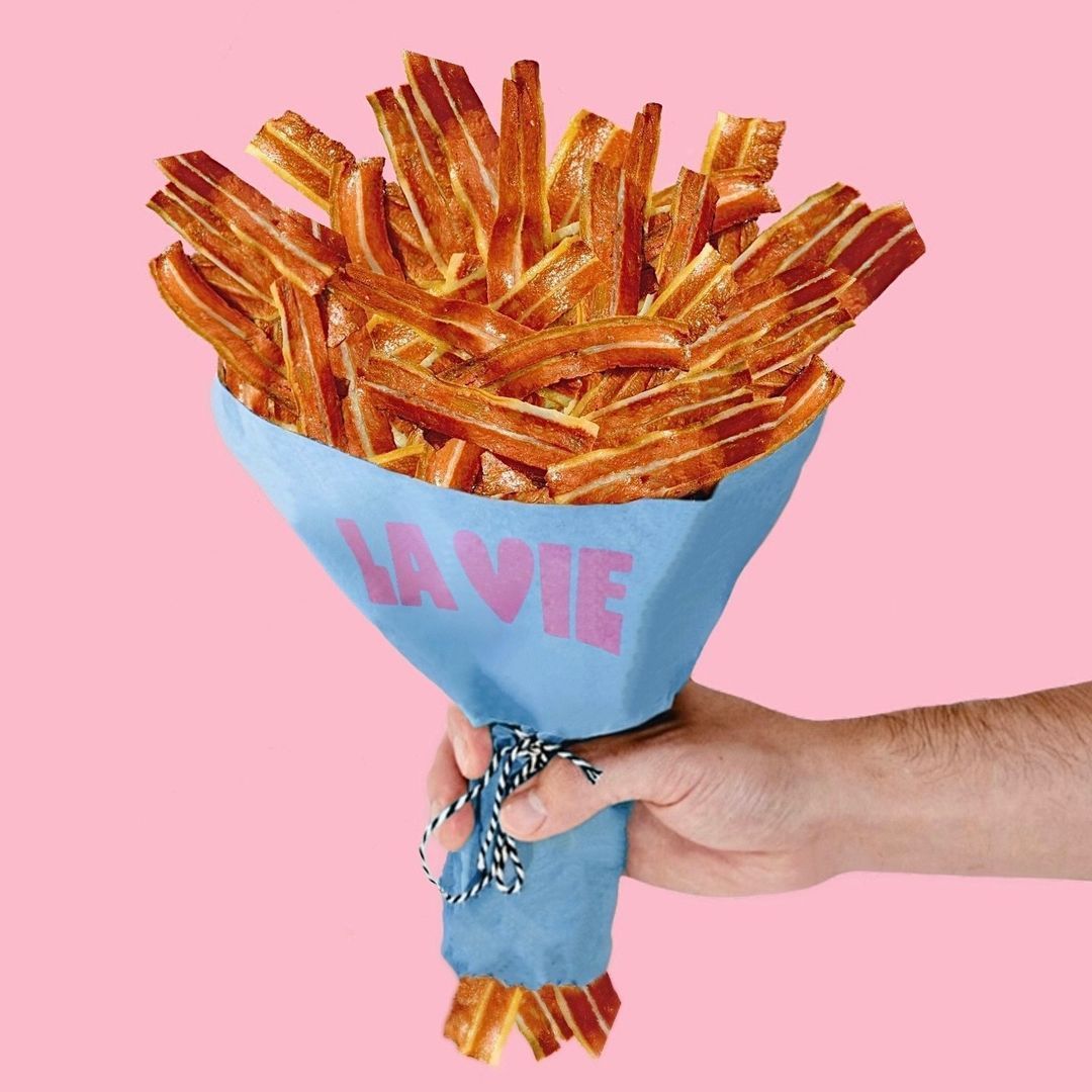 la vie bacon bouquet
