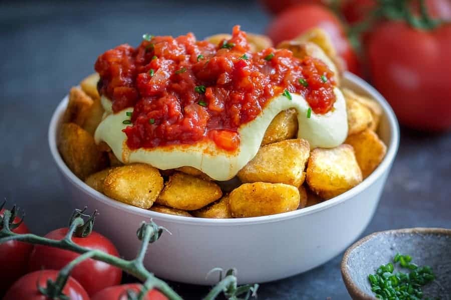  Vegan Patatas Bravas 