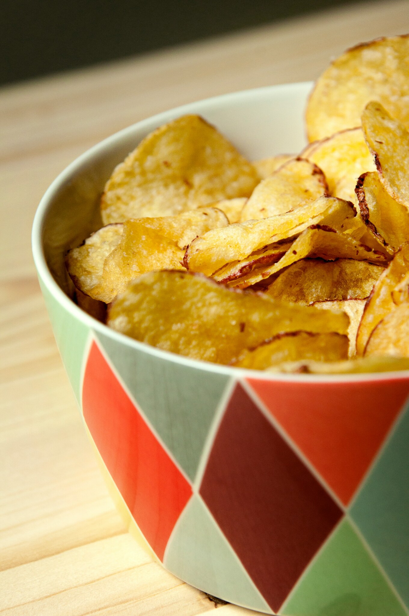 bowl of potato chips