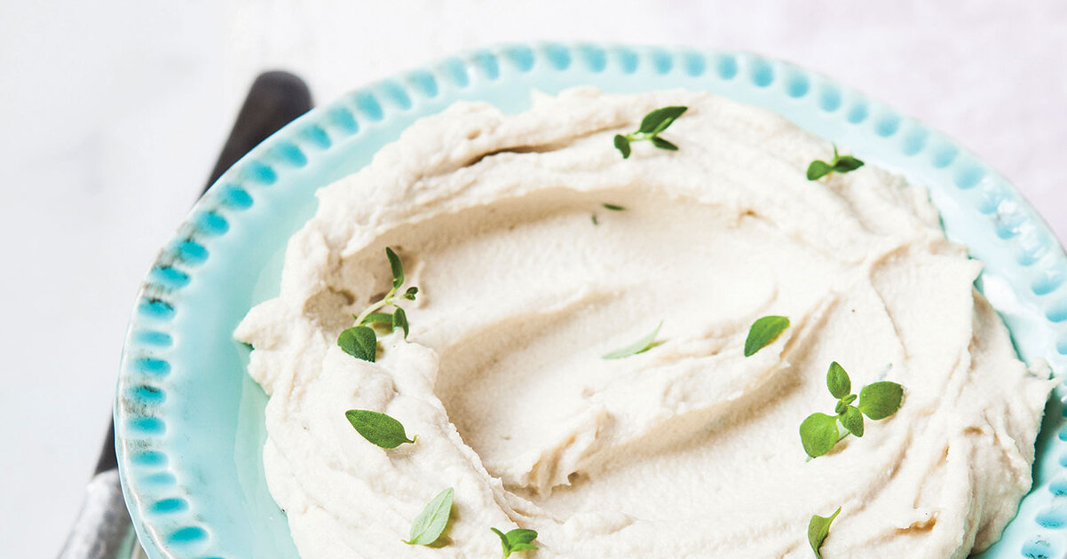 Homemade Dairy-Free Herbed Cream Cheese | VegNews