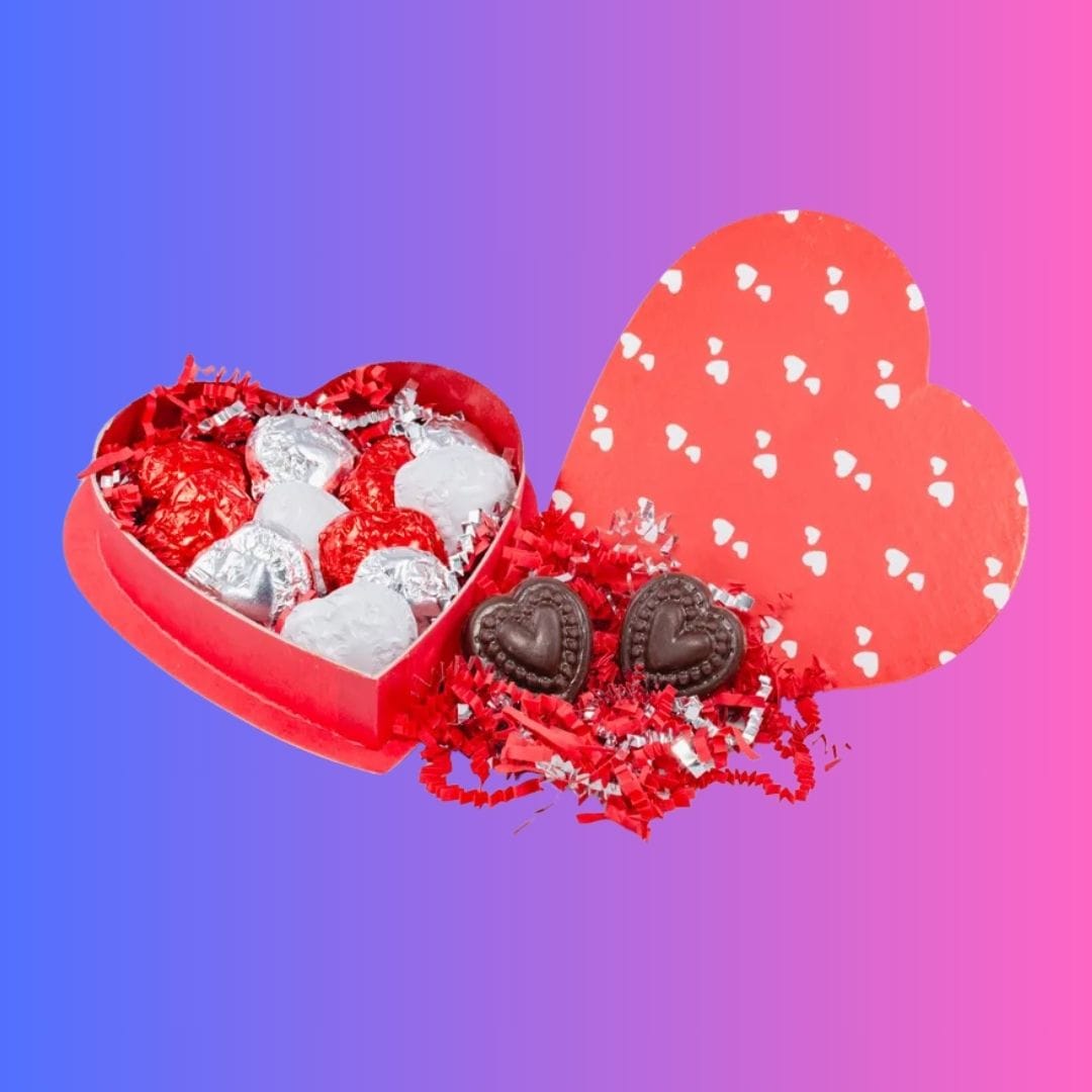 chocolate heart box by Amanda's Own Confections
