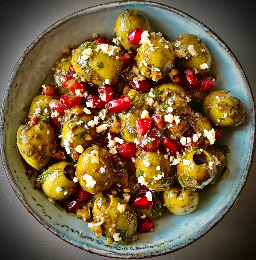 VegNews.HerbedOlives.SaffronandHerbs