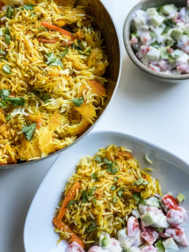  Vegan Mixed Vegetable Dum Biryani