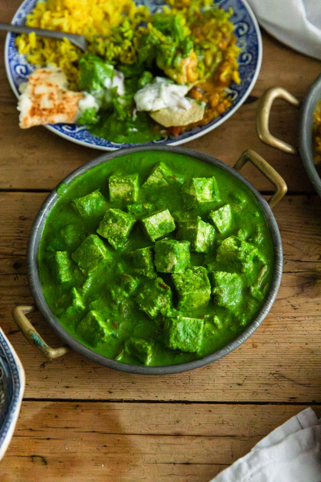  Vegan Palak Tofu Paneer