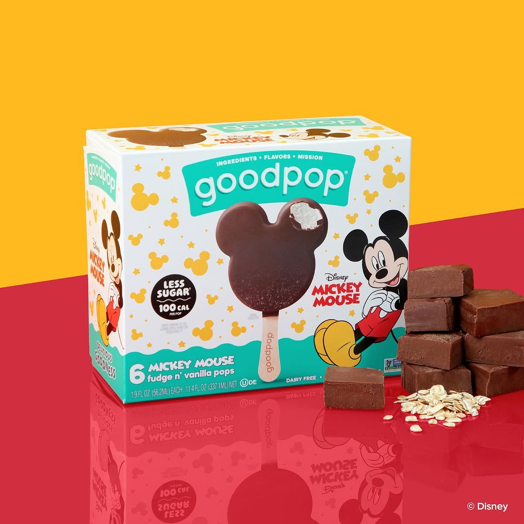 GoodPop launches dairy-free Mickey Mouse