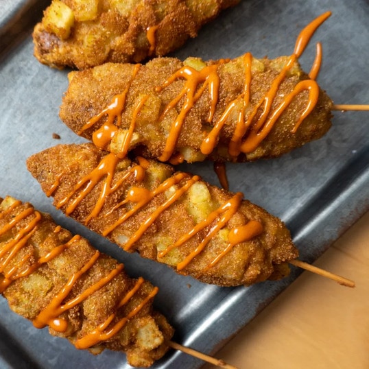 From Hand-Dipped to French Fry-Coated, These Vegan Corn Dog Recipes Are Irresistible