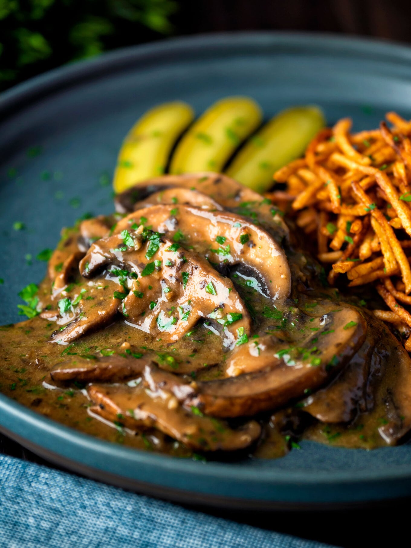  Vegan Mushroom Stroganoff 