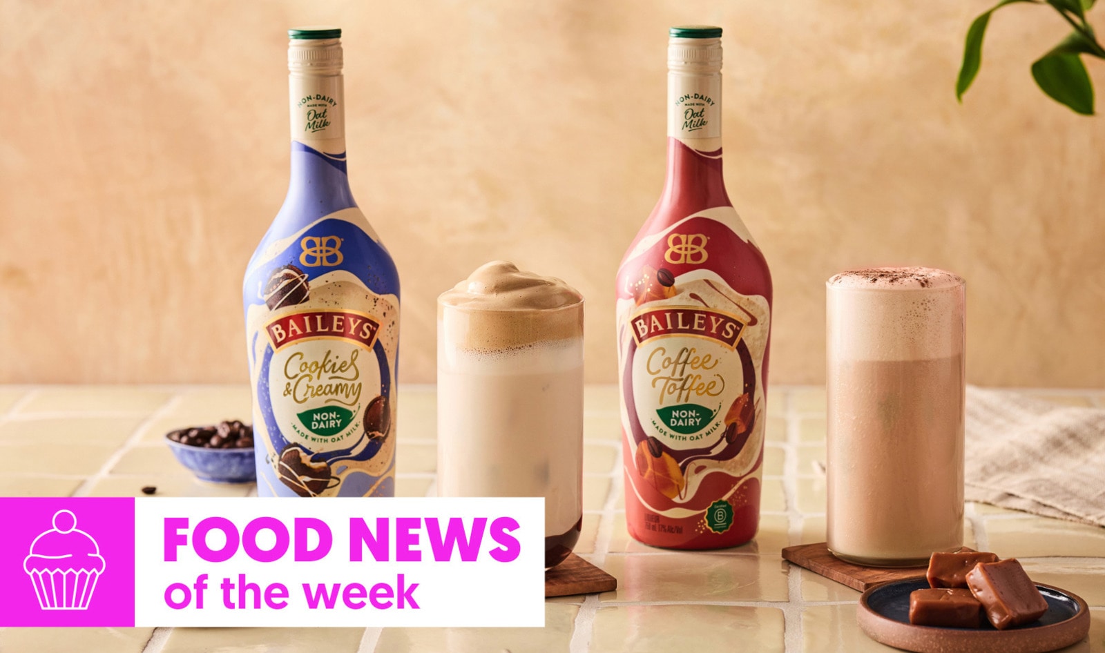Food News of the Week: Tom Brady's Vegan Gummies, Baileys Adds Oat Milk Liqueur, and Impossible Foods Enters the Steak Market