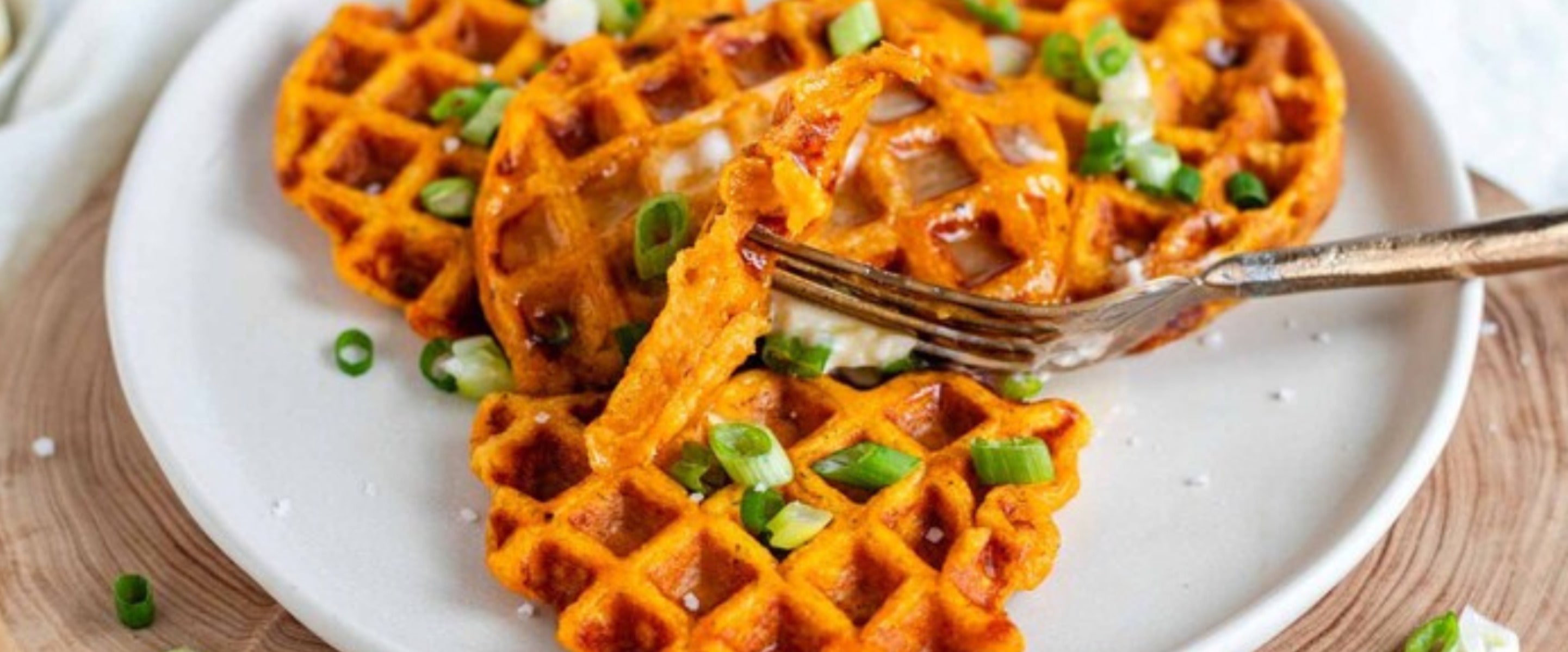 Have You Tried Savory Waffles Yet? From Spinach to Sweet Potatoes, Meet Your New Breakfast Staple