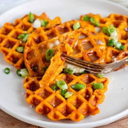 Have You Tried Savory Waffles Yet? From Spinach to Sweet Potatoes, Meet Your New Breakfast Staple