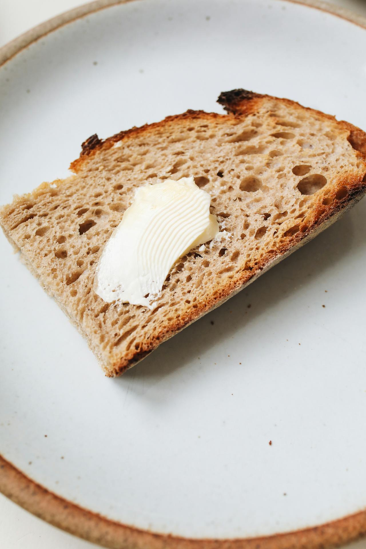 butter on bread