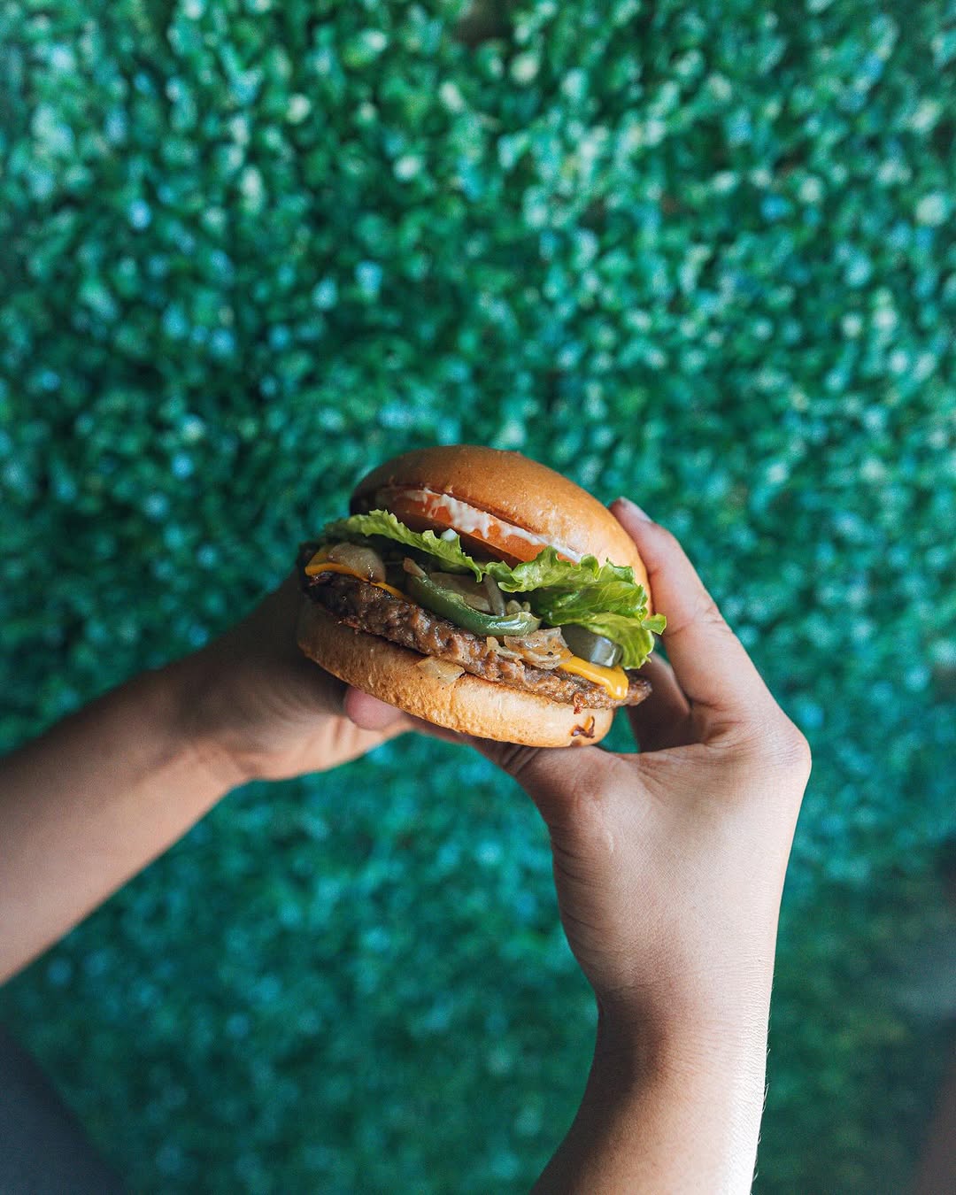 Chicana Vegana burger