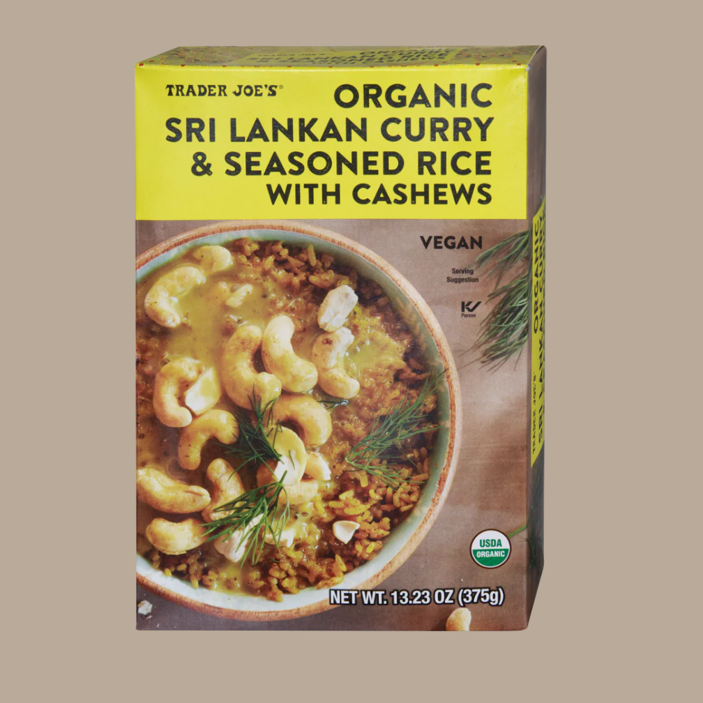Organic Sri Lankan Curry & Rice