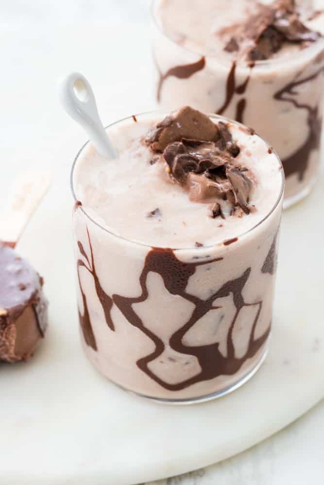 Vegan Dark Chocolate Fudge Blizzard