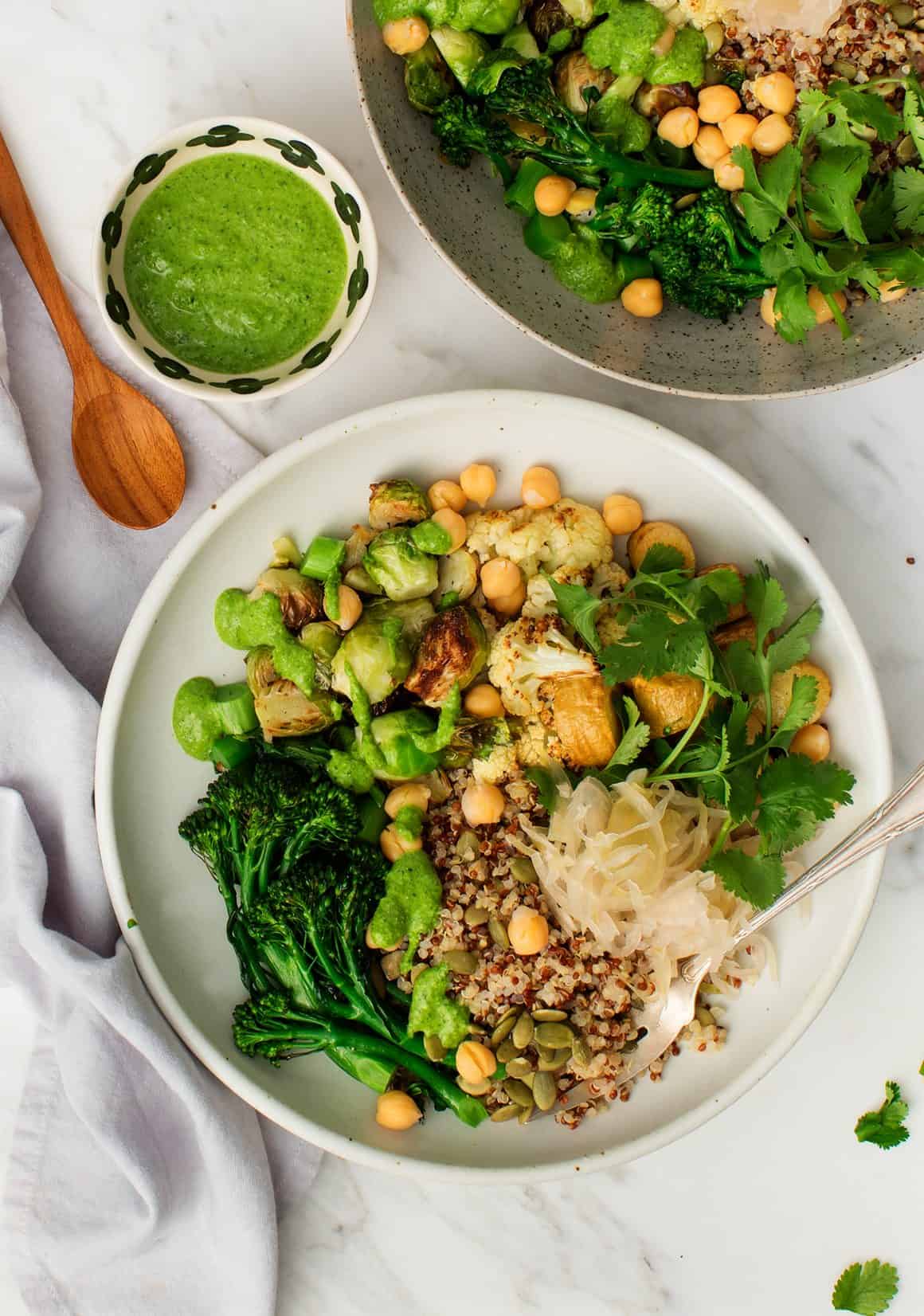 roasted vegetable grain bowl by Love and Lemons