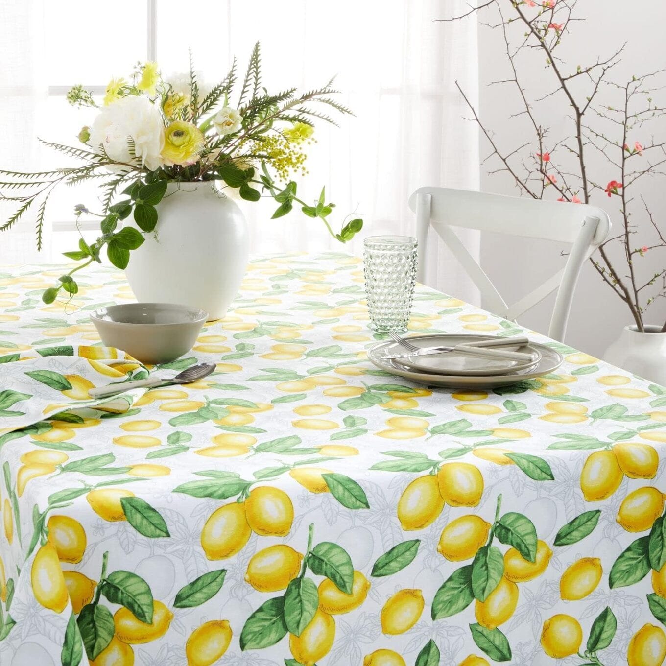  Martha Stewart Lots of Lemons Tablecloth
