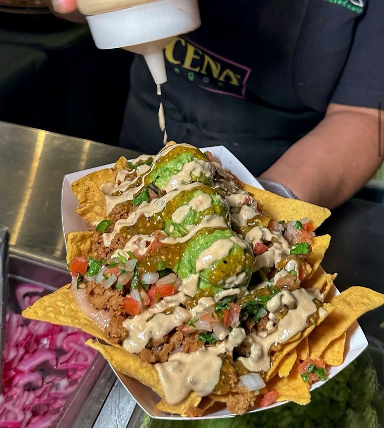 Cena Vegan nachos
