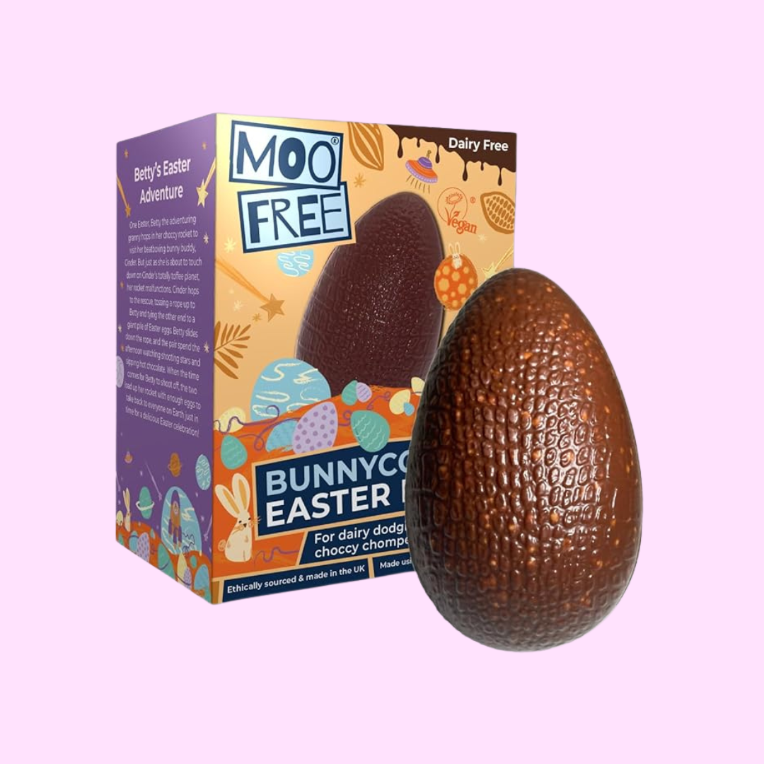 Moo Free chocolate egg