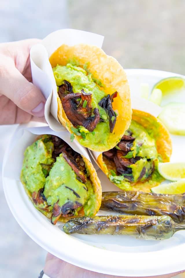 vegan mushroom tacos