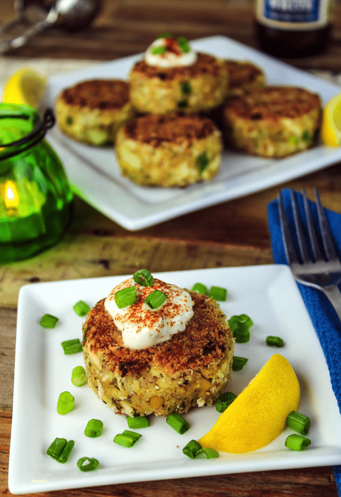 Vegan Hearts of Palm Crab Cakes