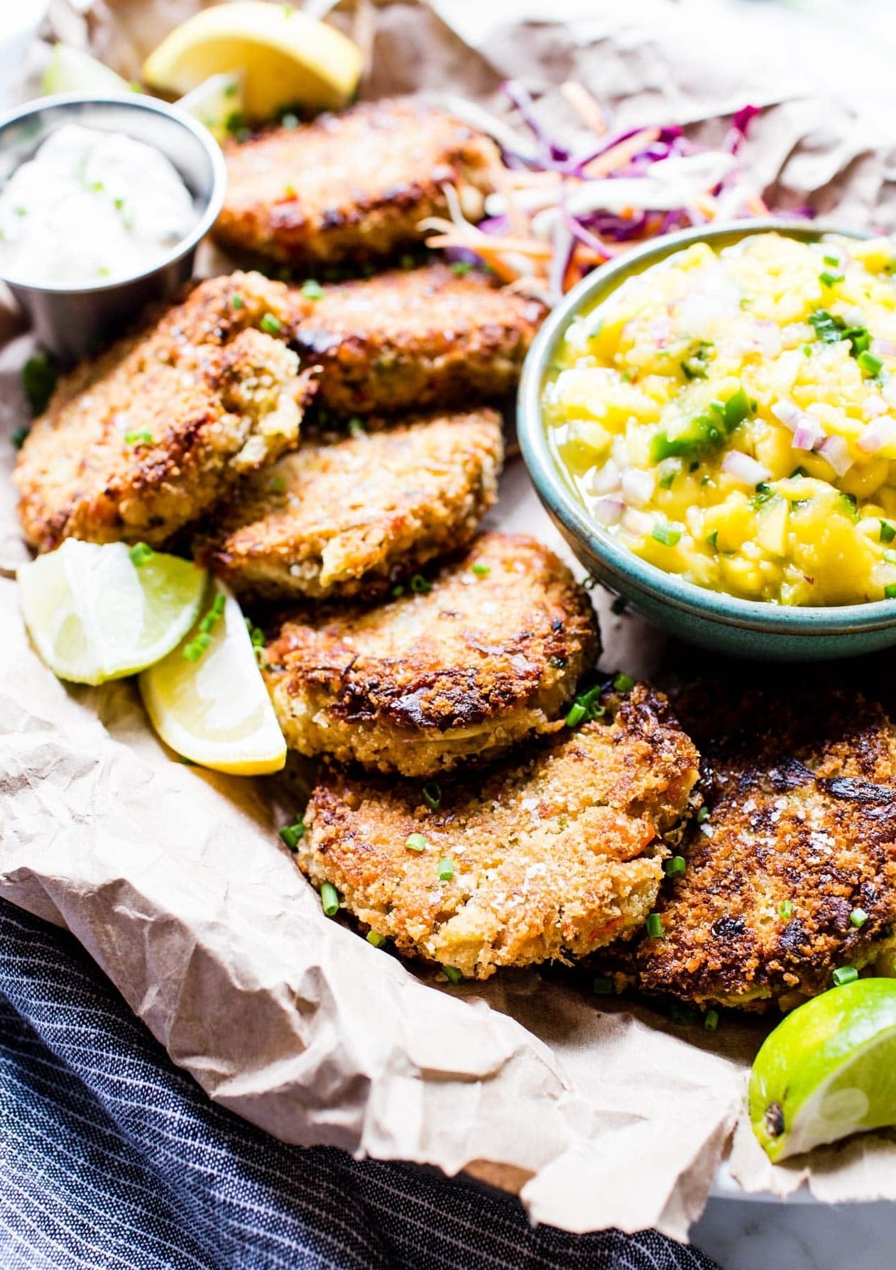 Artichoke Chickpea Vegan Crab Cakes
