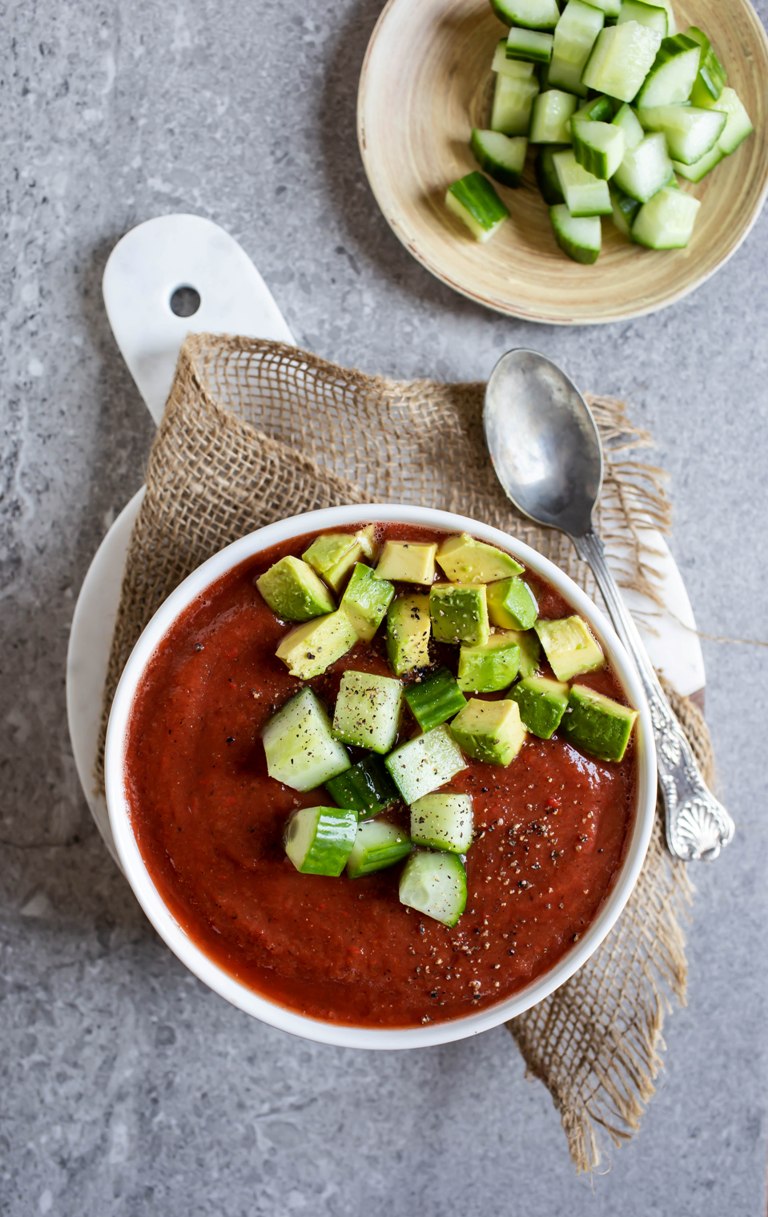 Chilled Tomato Summer Soup
