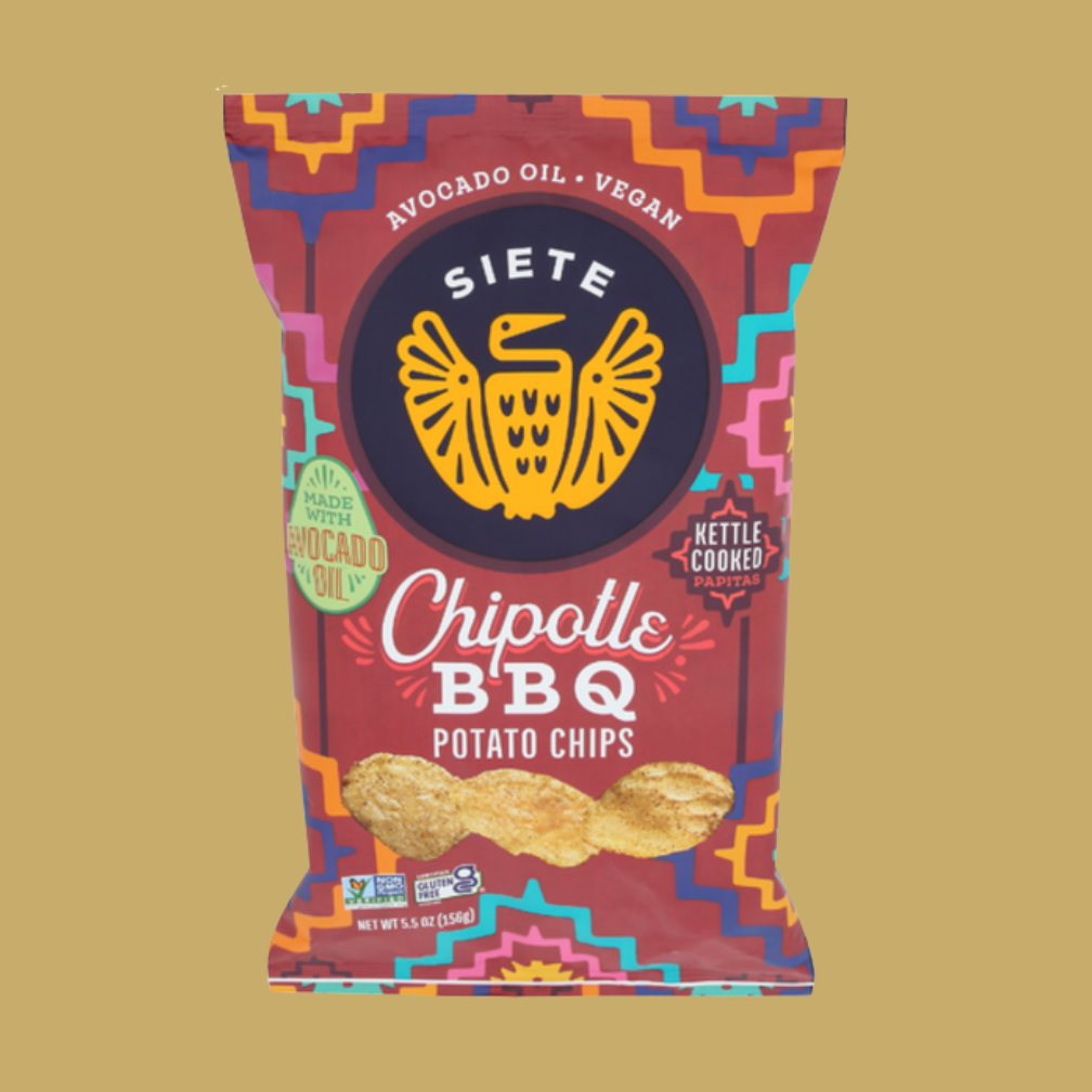  Siete Chipotle BBQ Kettle Cooked Potato Chips 