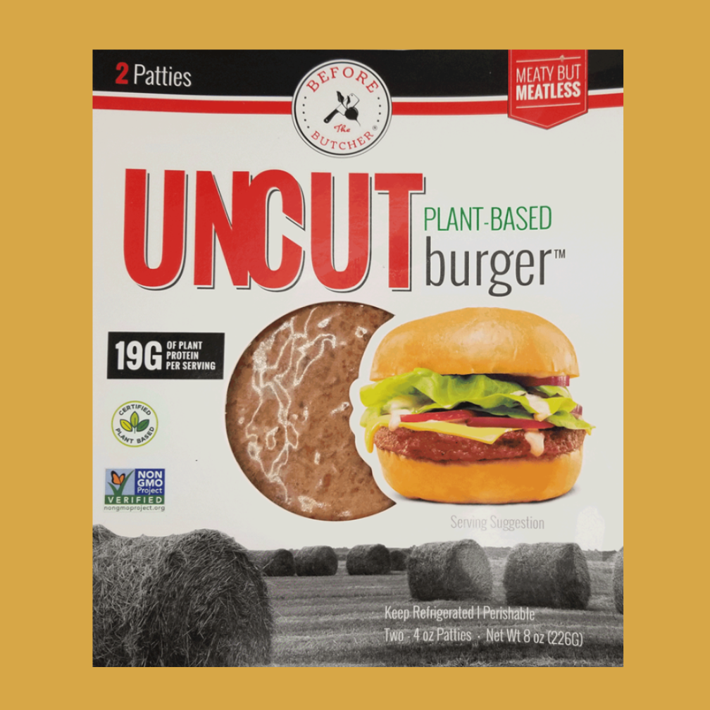  Uncut Plant Based Burger