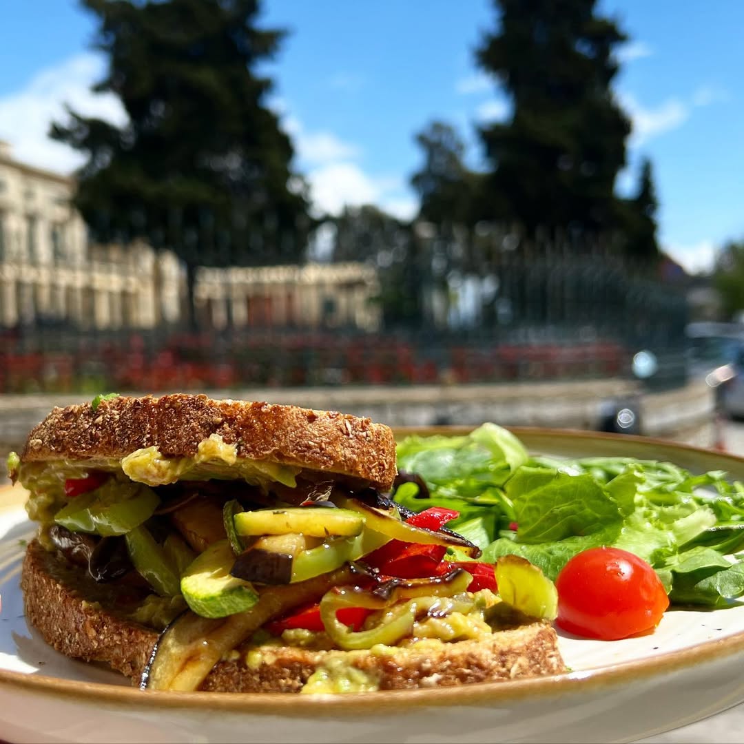 Aubergine Cafe sandwich