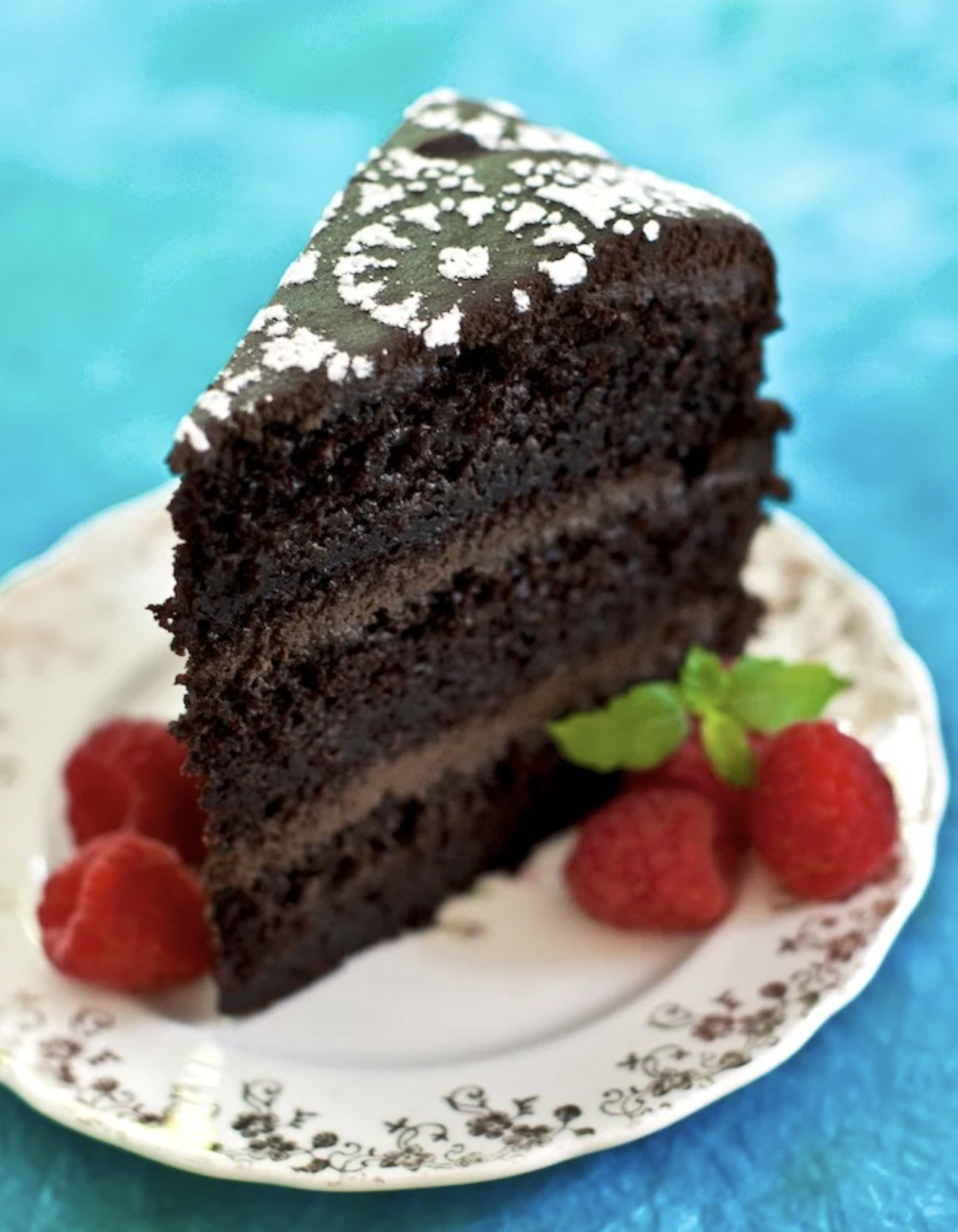 chocolate cake by Nava Atlas