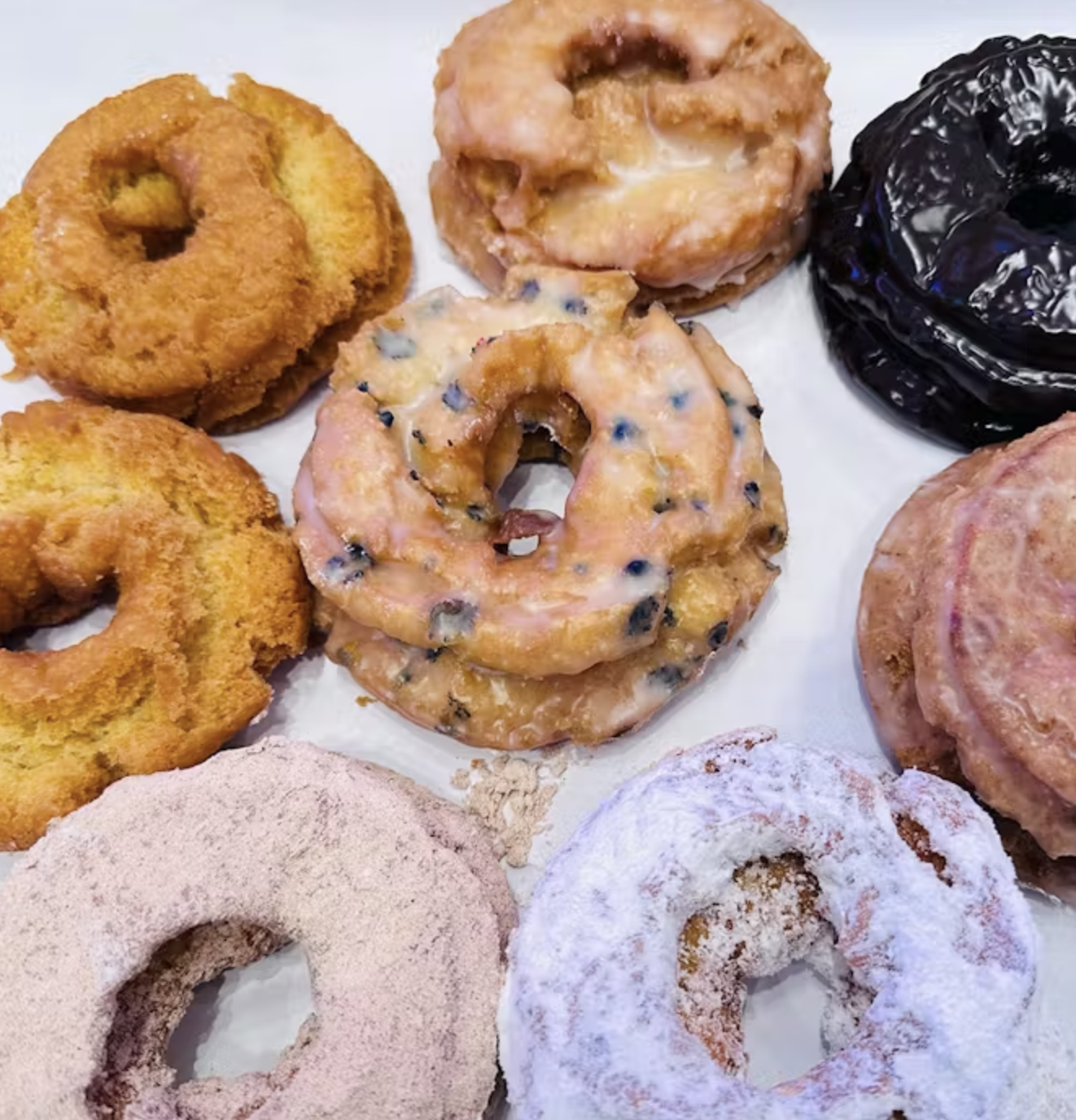 The Donut Pub's Blueberry Cake Donuts