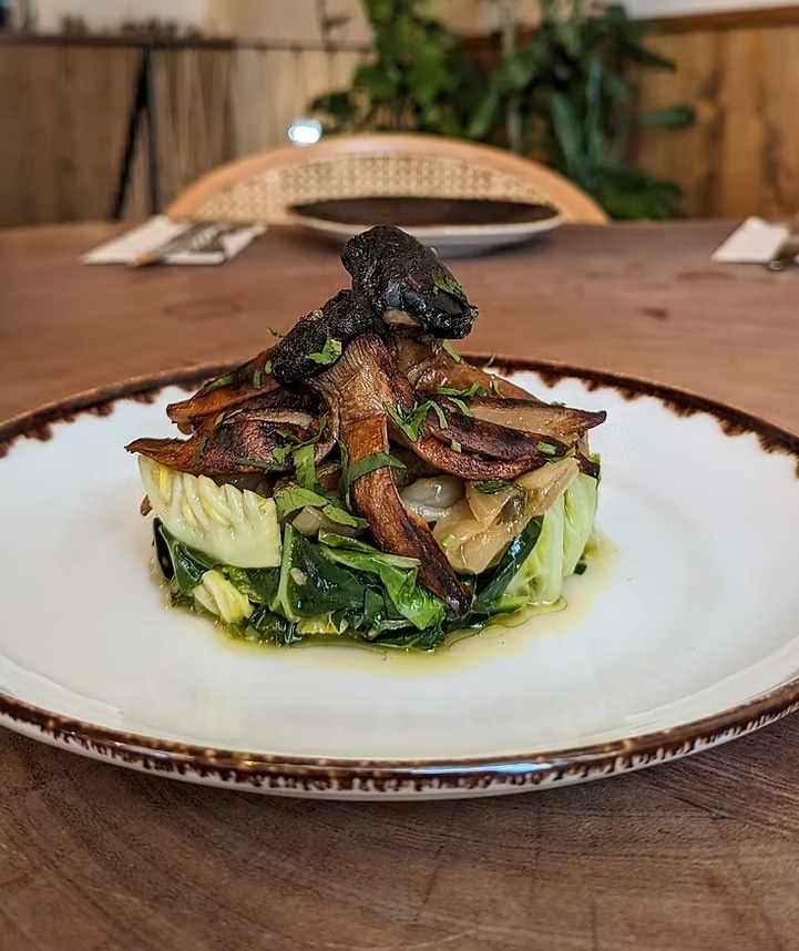 mushroom dish at kong