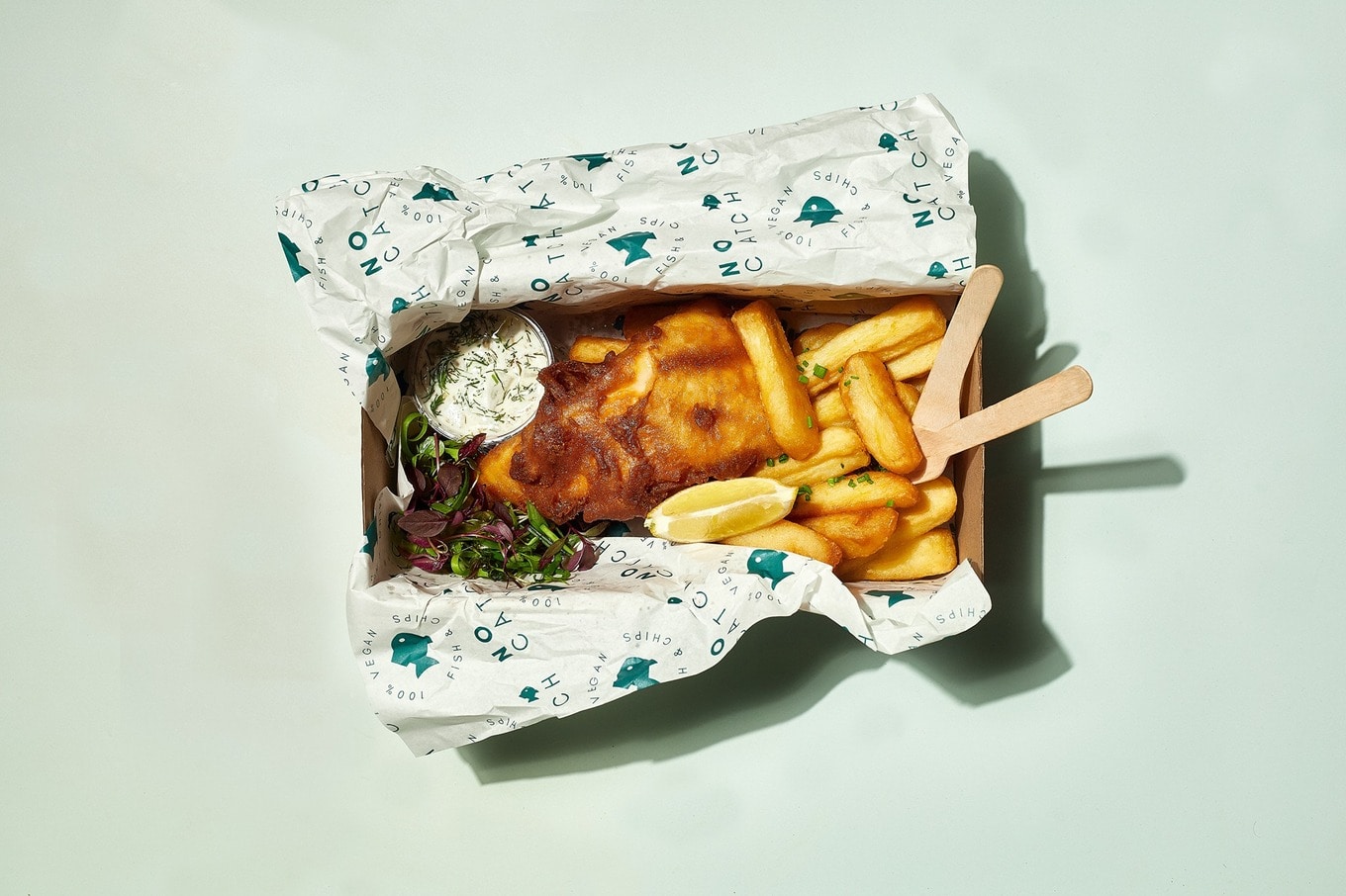 vegan fish and chips