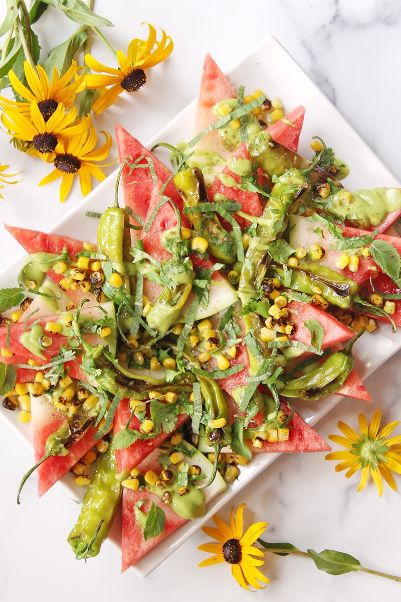 watermelon avocado sauce