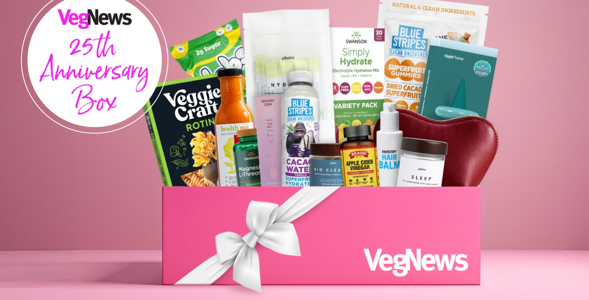 Announcing the Limited-Edition VegNews 25th Anniversary Vegan Box!