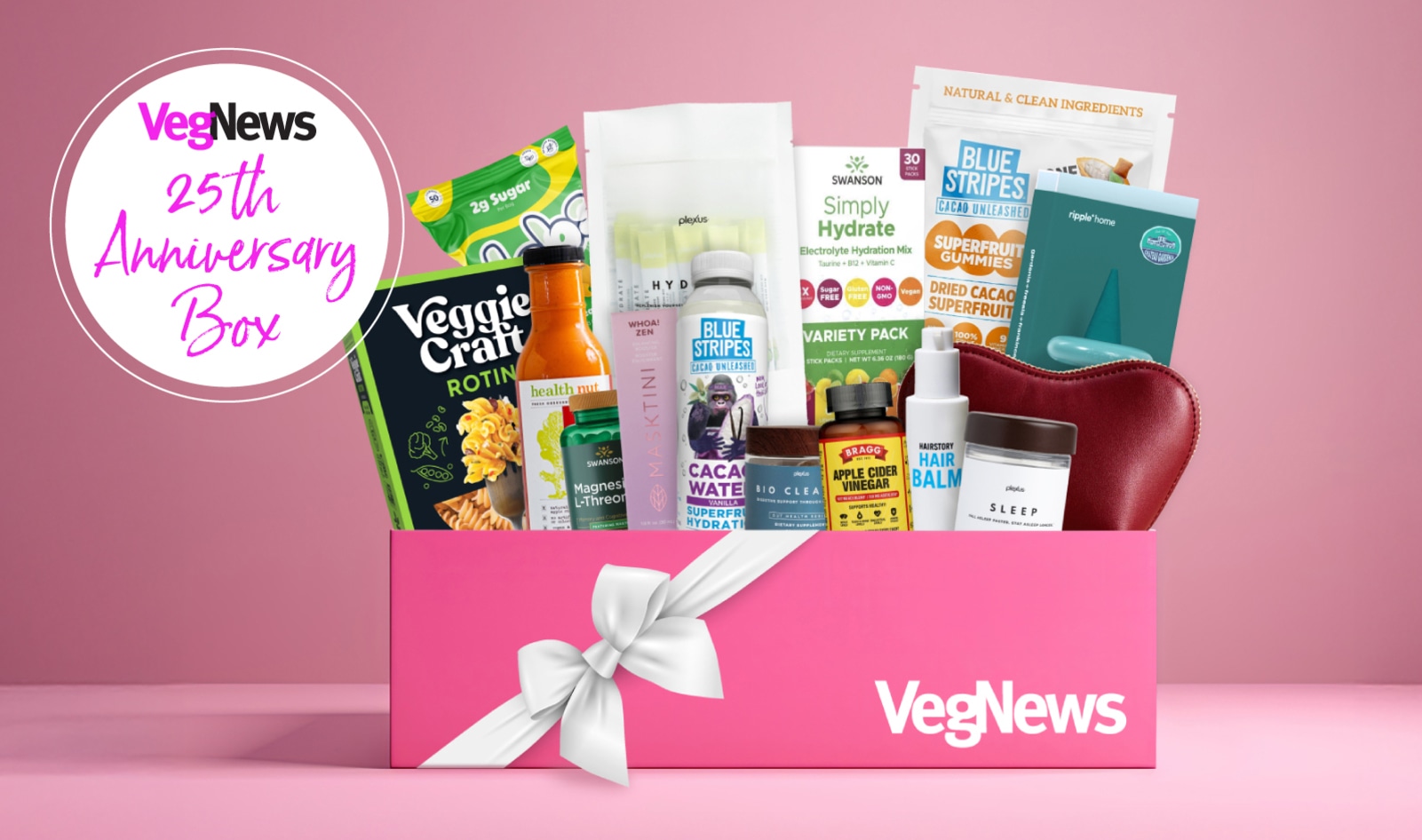 Announcing the Limited-Edition VegNews 25th Anniversary Vegan Box!