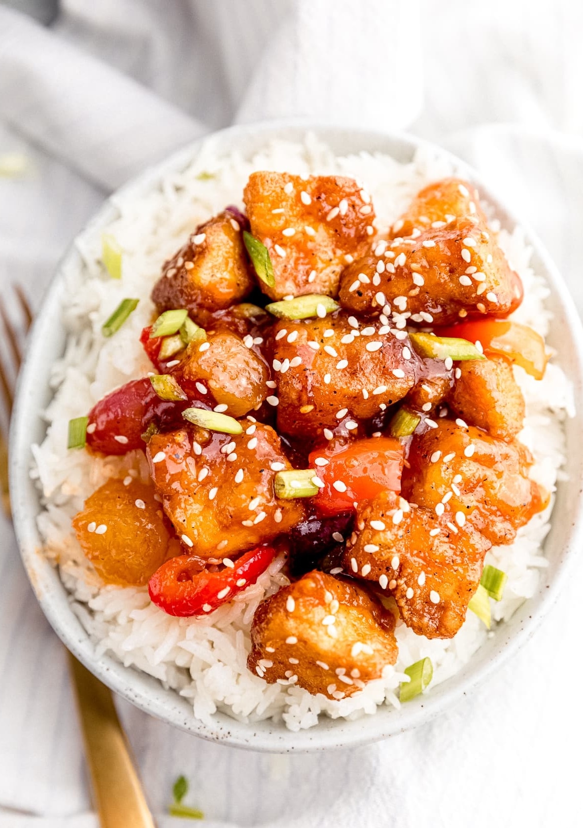 Sweet and Sour Tofu by Jessica in the Kitchen