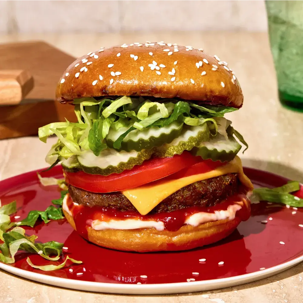 Impossible Foods Grilled Southwest Burgers