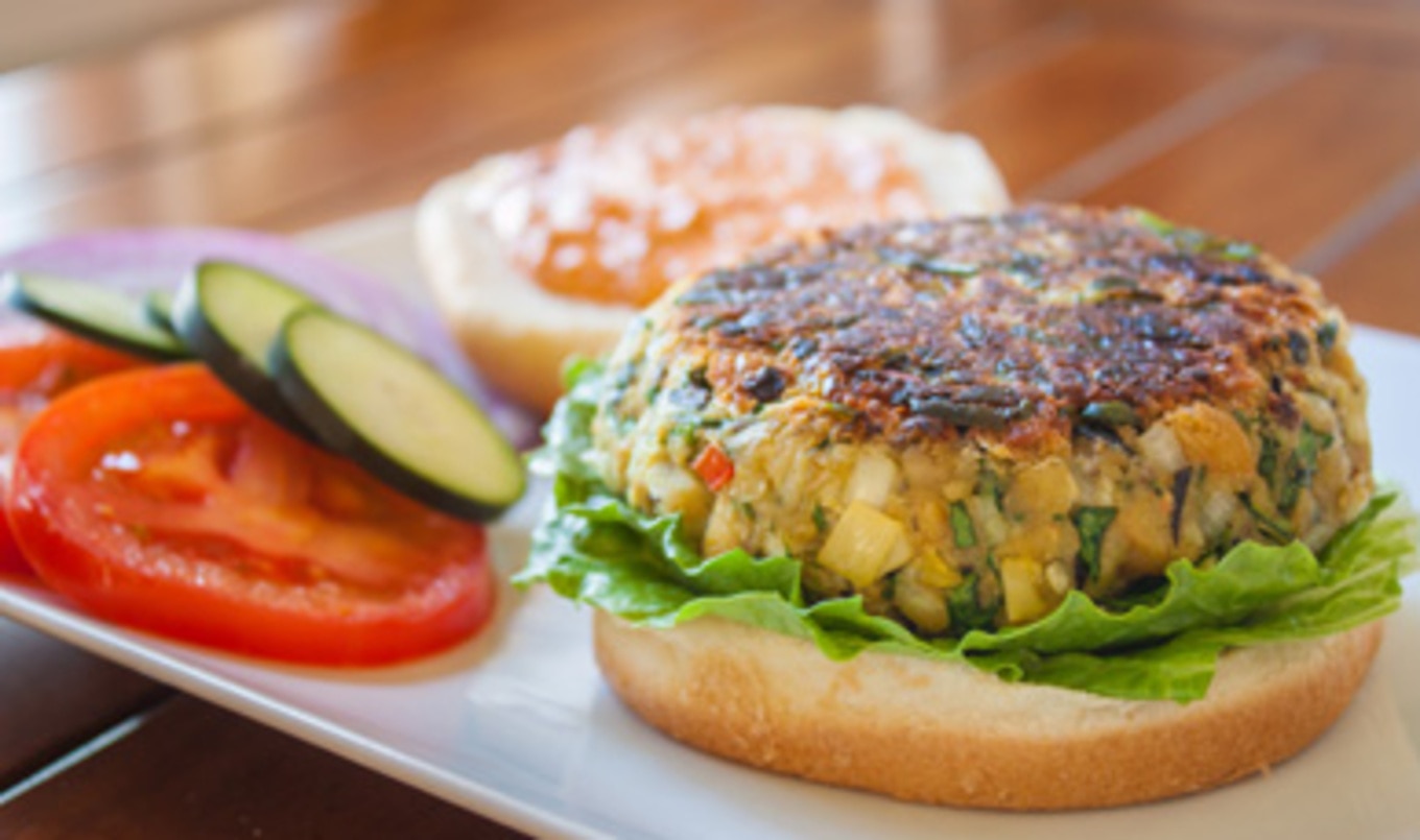 Healthy Mediterranean Veggie Burgers
