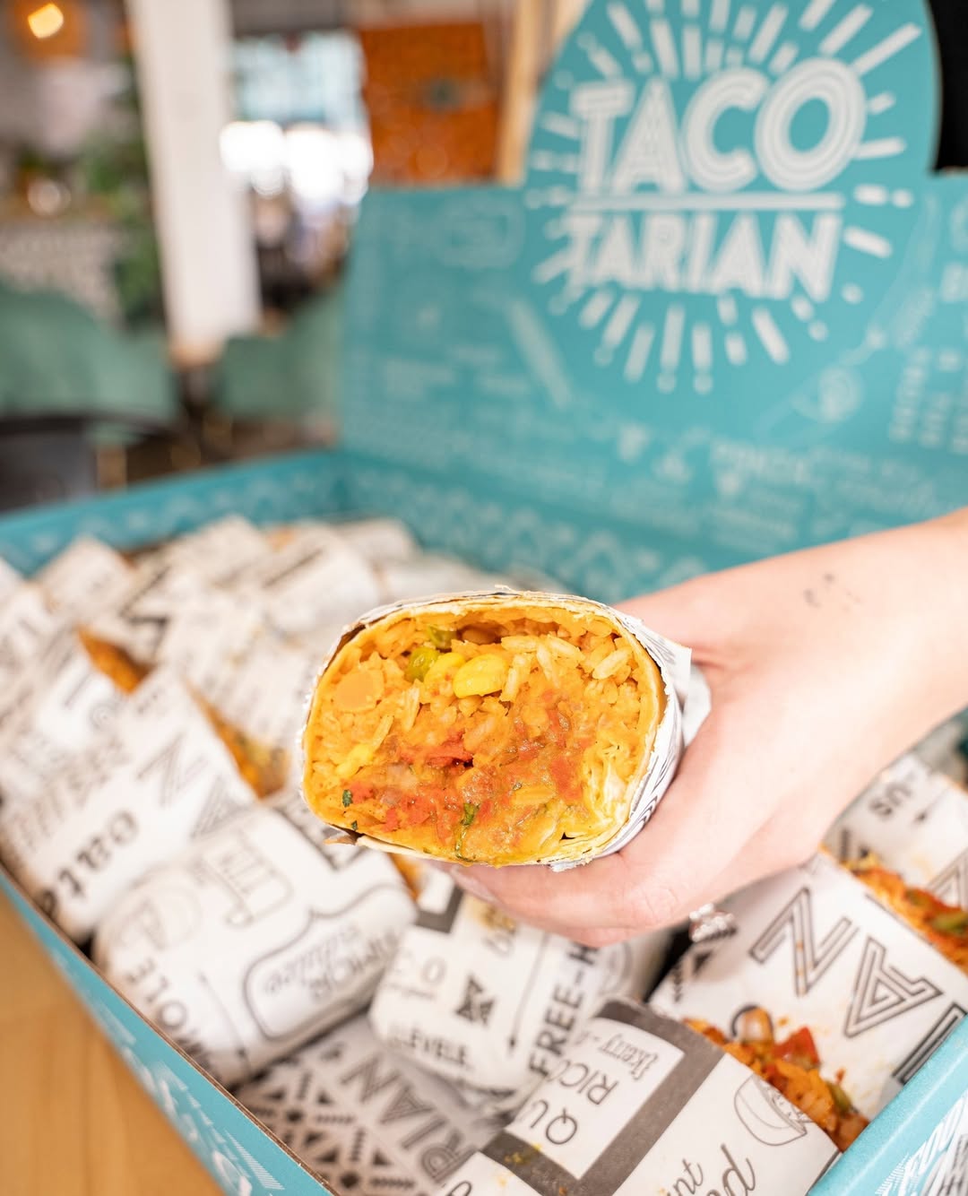 Tacotarian burrito