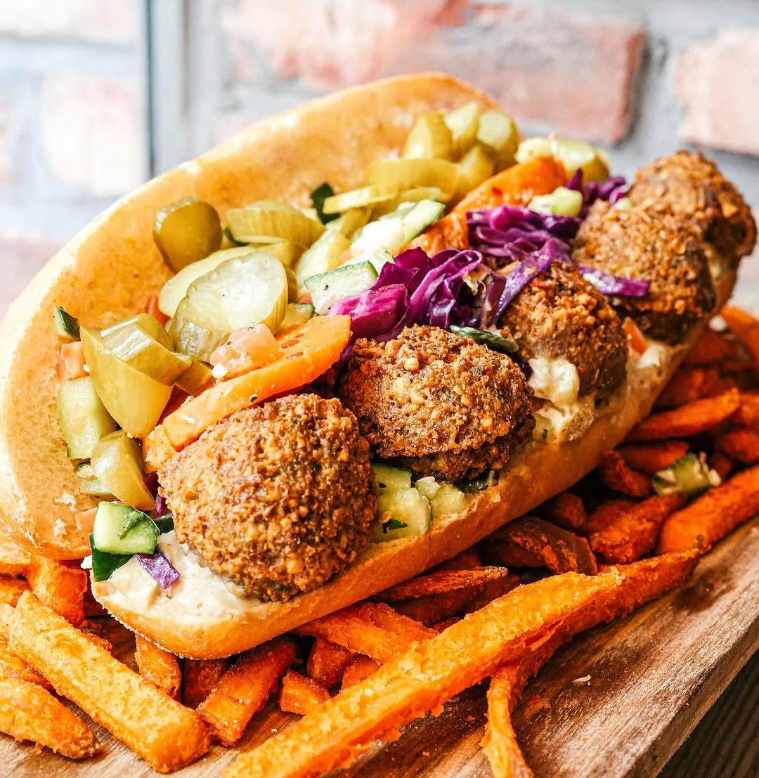 The Hummus & Pita Co sandwich
