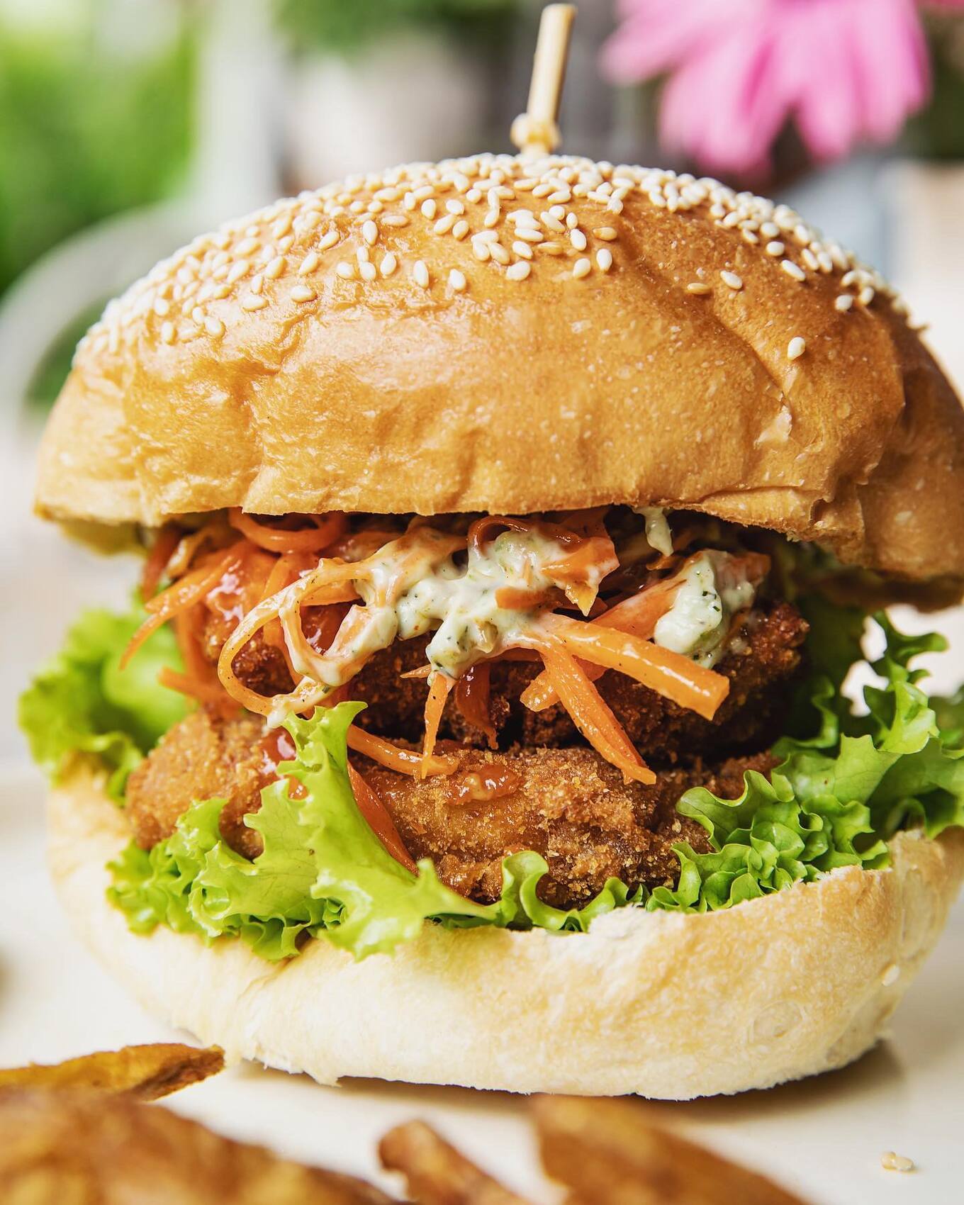 I Am Vegan Babe Burger