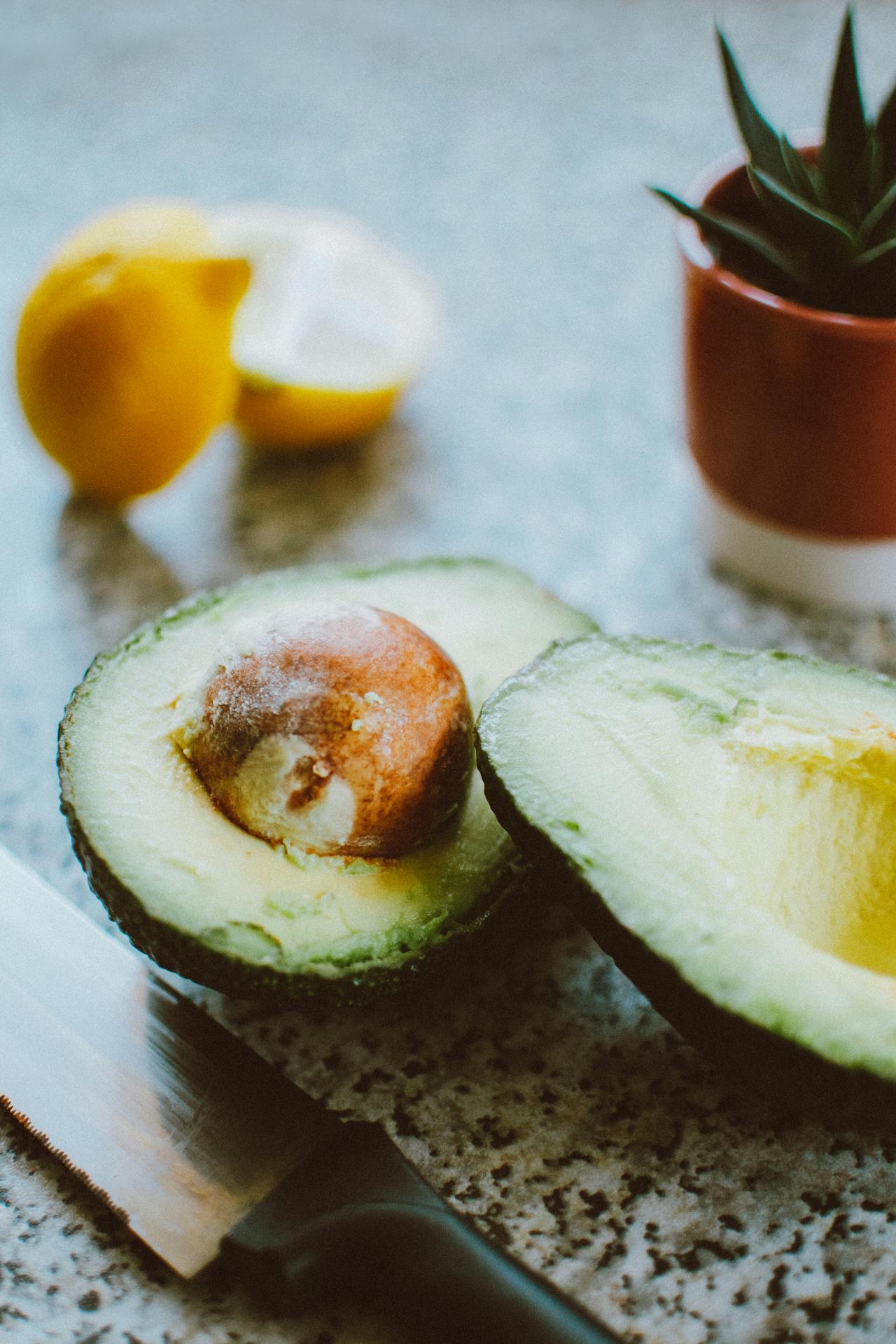 sliced avocado