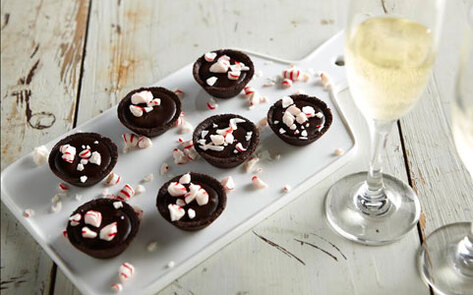 Vegan Chocolate Peppermint Tarts