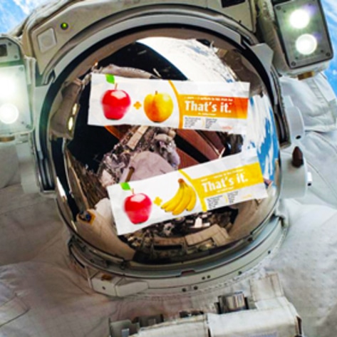 Vegan Fruit Bars Launched into Outer Space