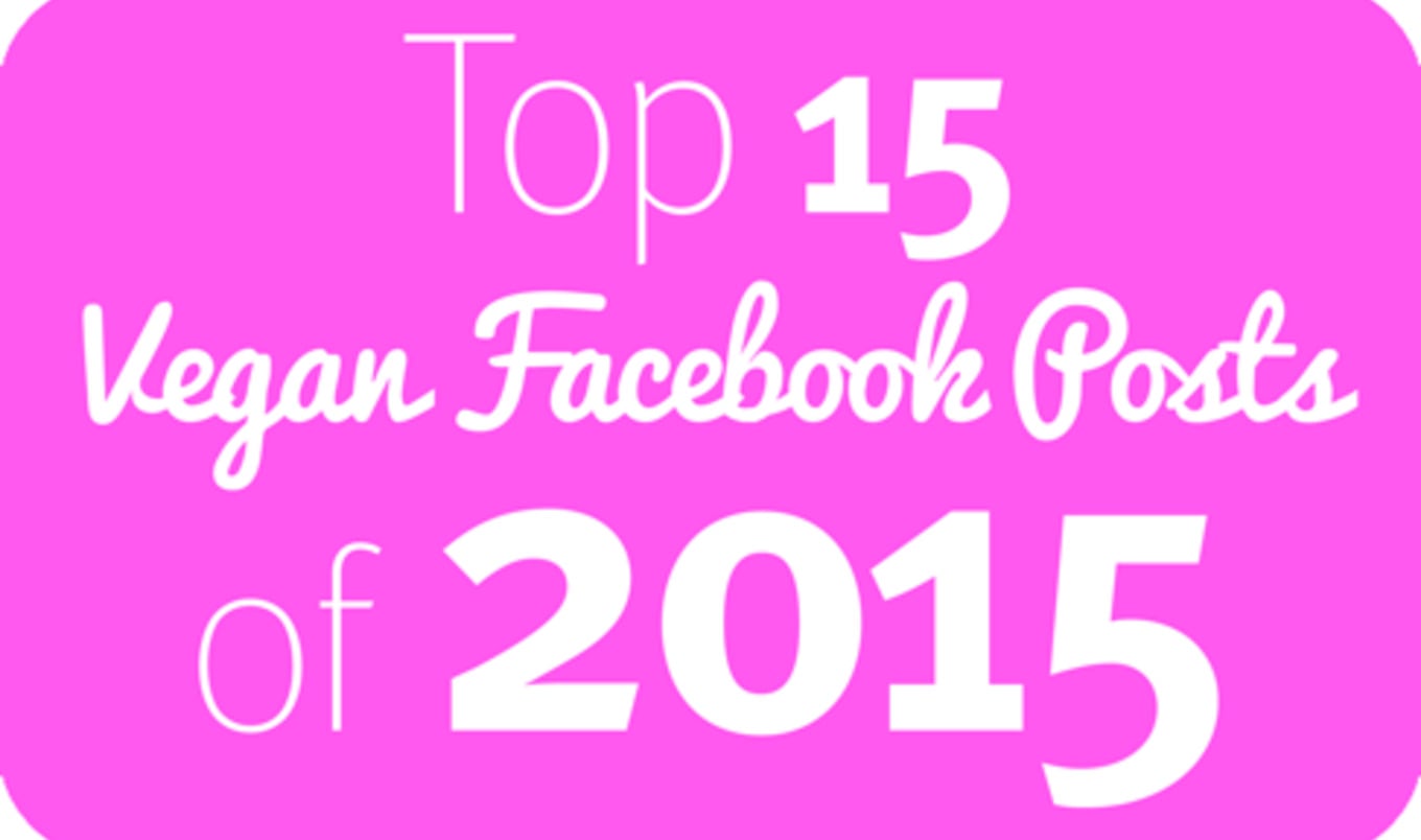 The Top 15 Vegan Facebook Posts of 2015