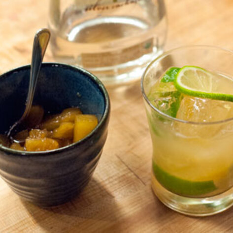 Vegan Pineapple Caipirinha
