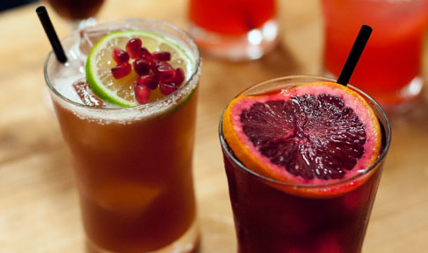 Vegan Hibiscus-Ginger Punch (non-alcoholic)