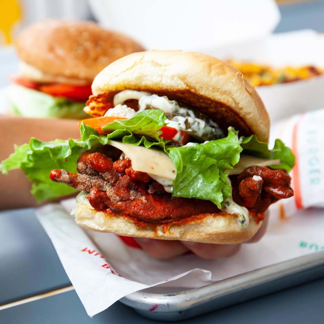 Chik&rsquo;n Funguy sandwich